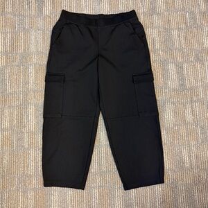Eileen Fisher cropped cargo barrel leg pants